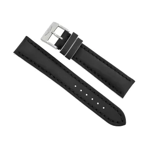 Breitling Black Leather Watch Band Strap 20mm - 18mm 222X-A18BA.1