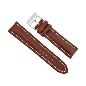 Breitling Brown Leather Watch Band Strap 11mm - 20 mm - 22mm 437X-A20BA.1