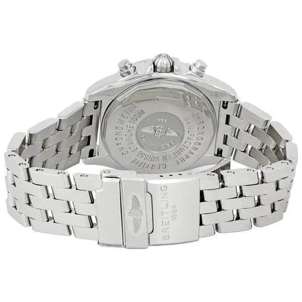 Breitling Chrono Galactic Black Dial Steel Pilot Men's Watch A13358L2-B786SS A13358L2/B7