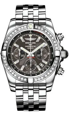Breitling - Chronomat 44 Steel 40 Diamond Bezel - Pilot Bracelet