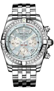 Breitling - Chronomat 44 Steel 40 Diamond Bezel - Pilot Bracelet