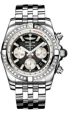 Breitling - Chronomat 44 Steel 40 Diamond Bezel - Pilot Bracelet