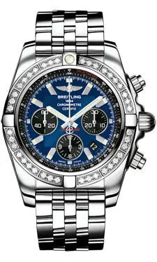 Breitling - Chronomat 44 Steel 40 Diamond Bezel - Pilot Bracelet
