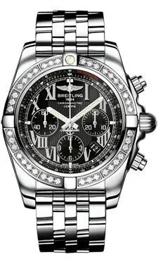 Breitling - Chronomat 44 Steel 40 Diamond Bezel - Pilot Bracelet