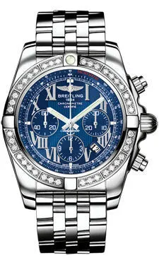 Breitling - Chronomat 44 Steel 40 Diamond Bezel - Pilot Bracelet