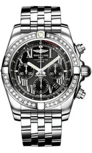 Breitling - Chronomat 44 Steel 40 Diamond Bezel - Pilot Bracelet