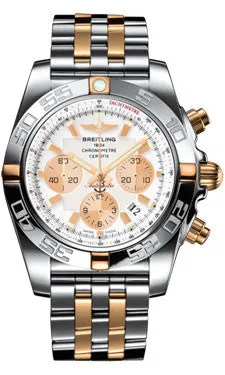 Breitling - Chronomat 44 Two-Tone Polished Bezel - Pilot Bracelet - Two-Tone