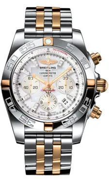 Breitling - Chronomat 44 Two-Tone Polished Bezel - Pilot Bracelet - Two-Tone