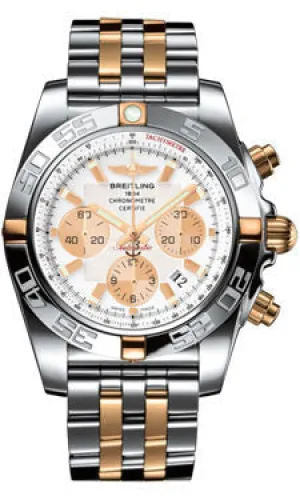 Breitling - Chronomat 44 Two-Tone Polished Bezel - Pilot Bracelet - Two-Tone