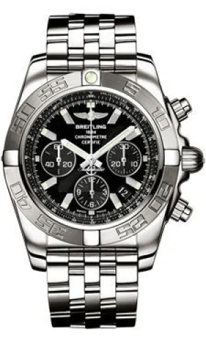 Breitling - Chronomat 44 White Gold Polishted Bezel - Pilot Bracelet