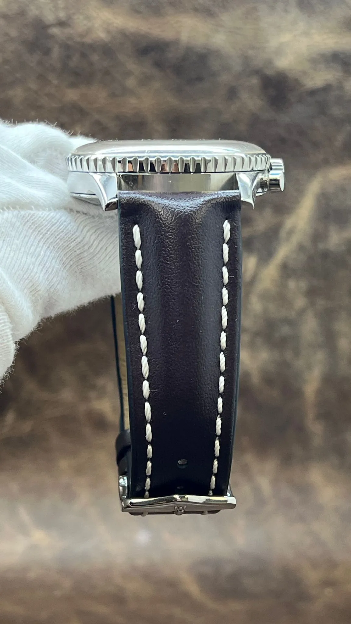 Breitling Navitimer Cosmonaute 41mm AOPA 809 Black Dial Manual Wind Men's Watch