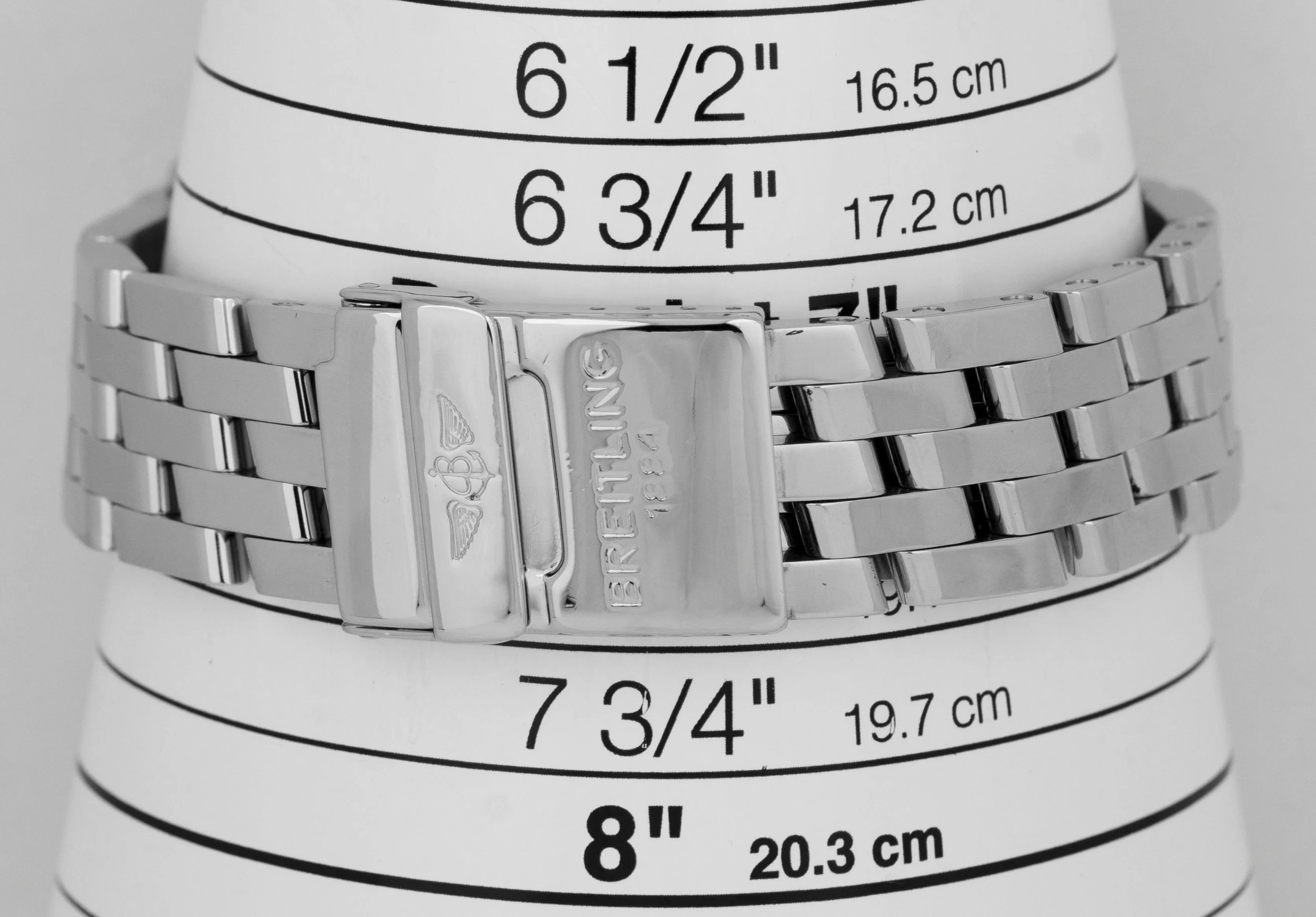 Breitling Shadow Flyback Chronograph 38mm Two-Tone White Stainless Watch B35312