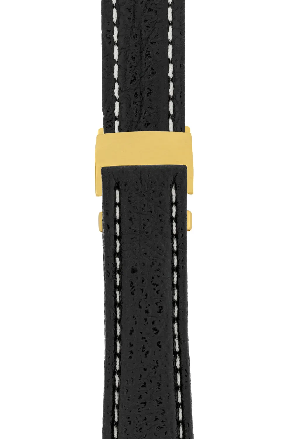 Breitling-Style Shark Deployment Watch Strap in BLACK