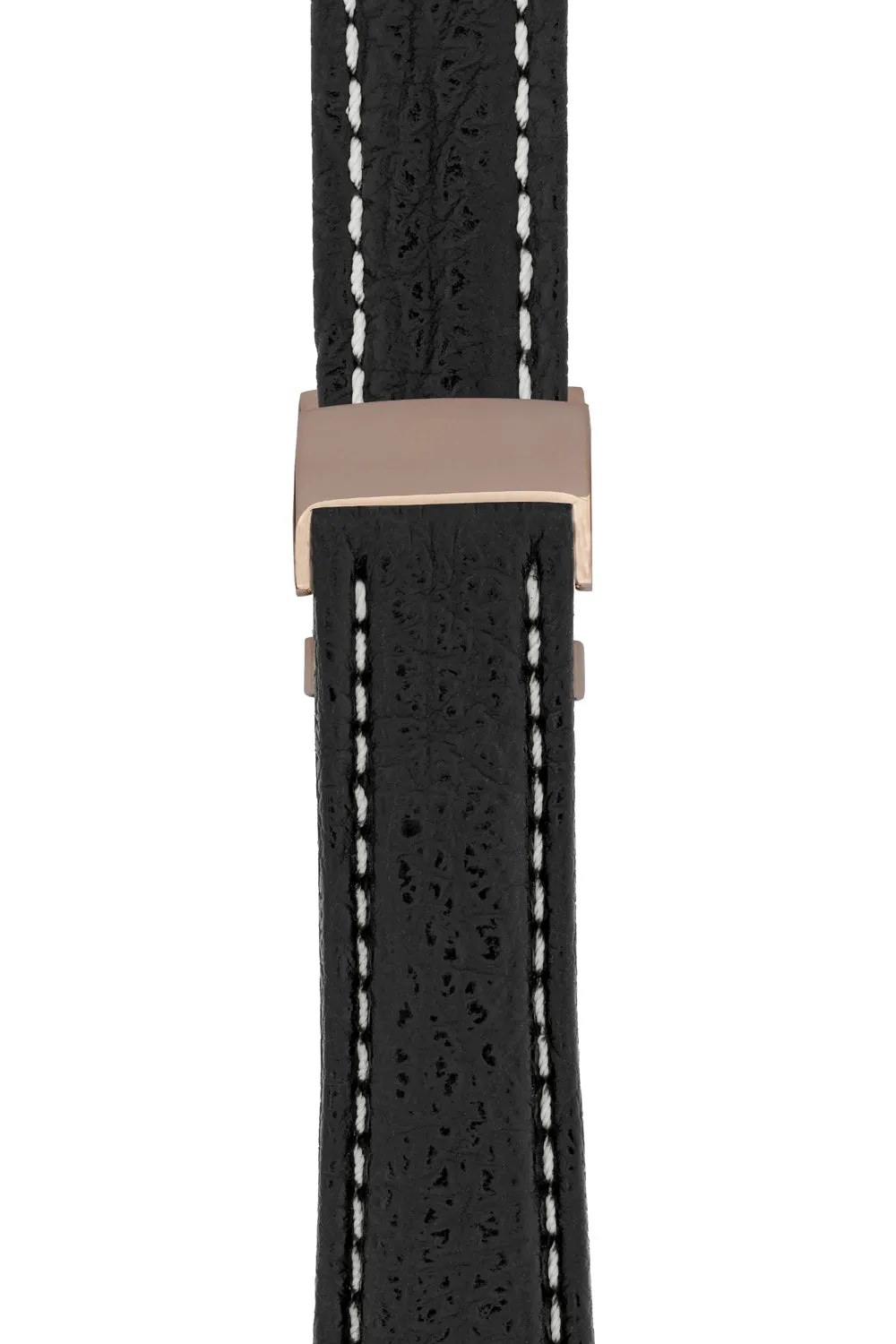 Breitling-Style Shark Deployment Watch Strap in BLACK