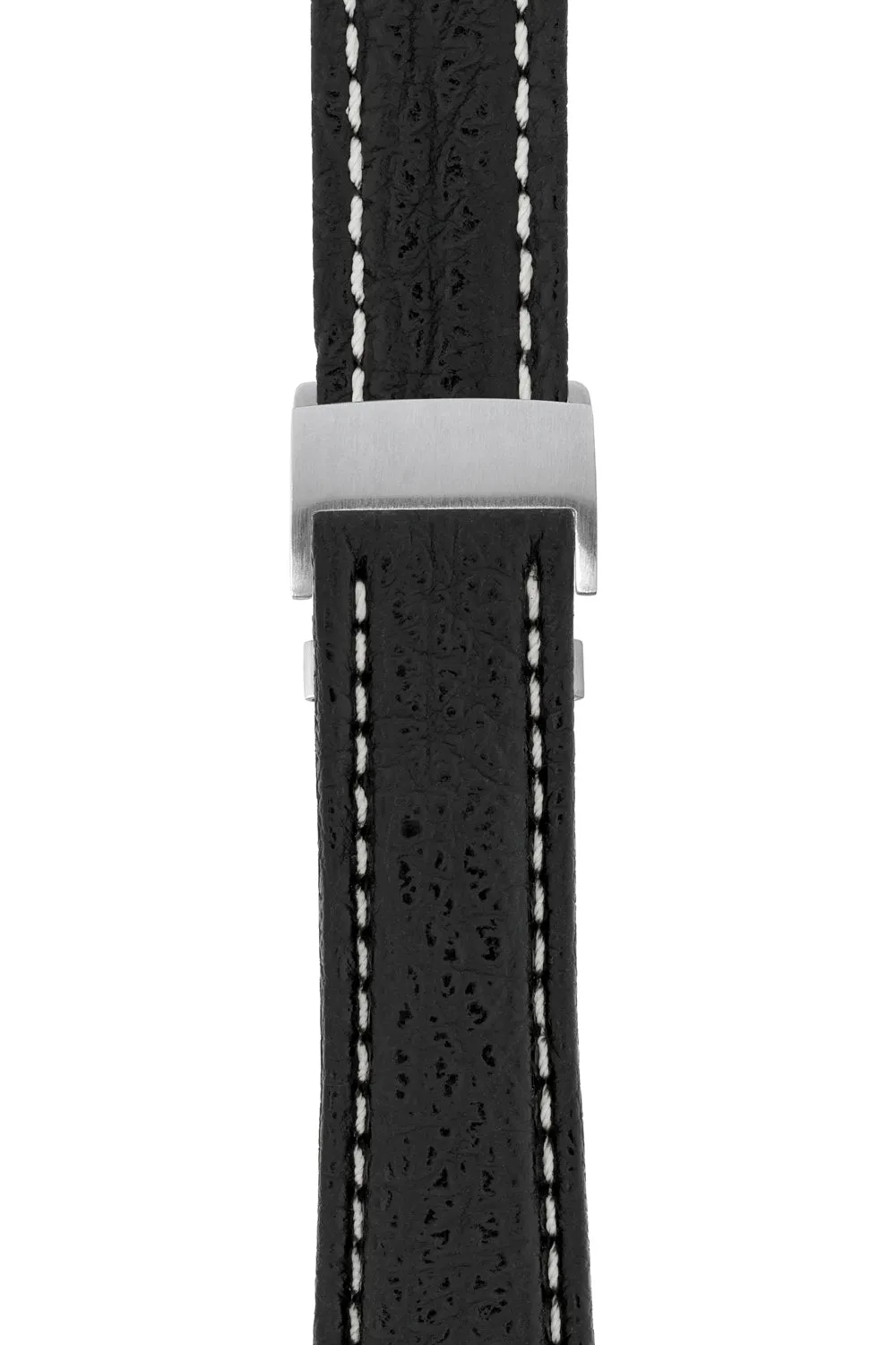Breitling-Style Shark Deployment Watch Strap in BLACK