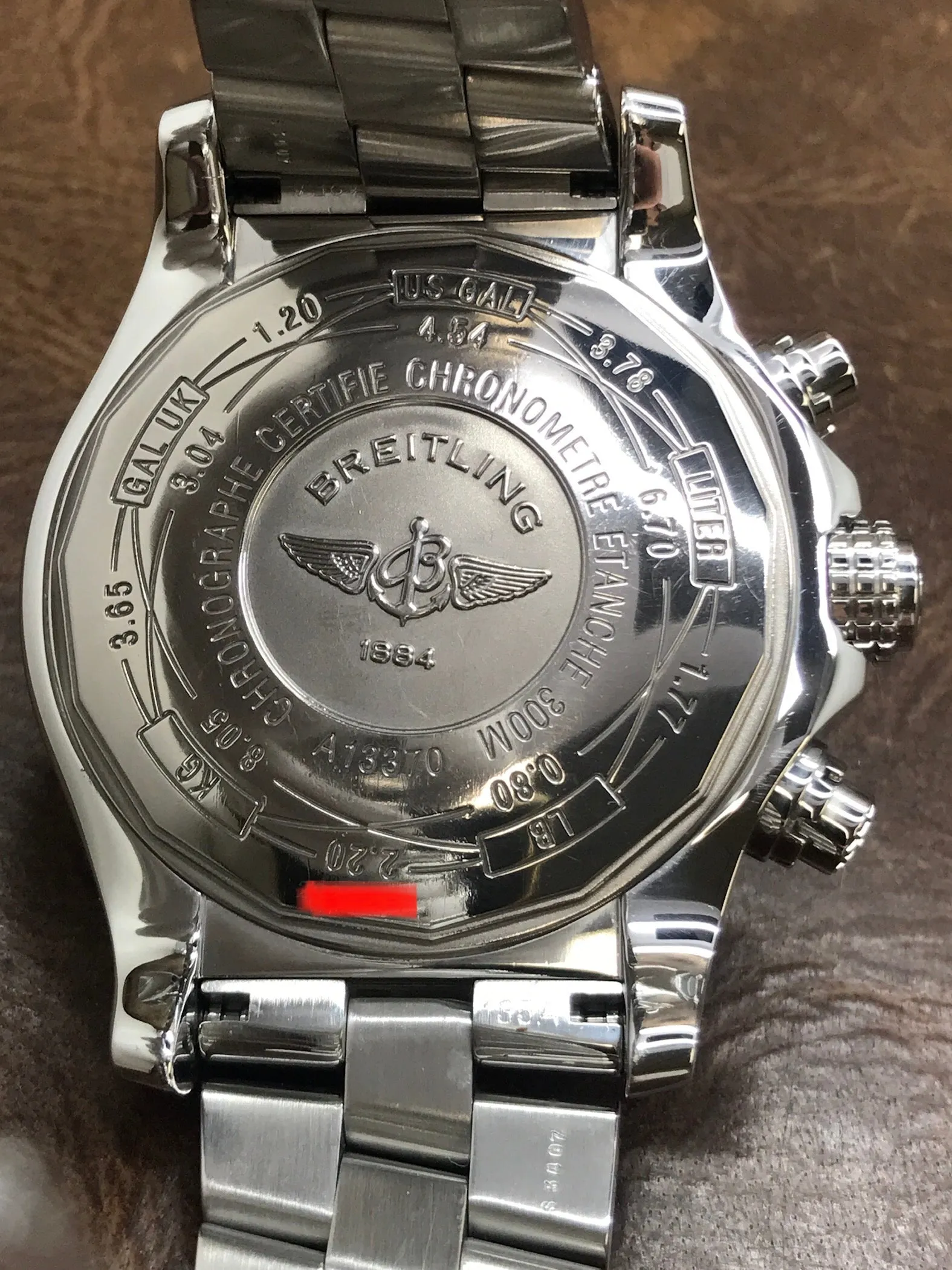 Breitling Super Avenger A13370 White Dial Automatic Men's Watch