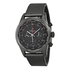 Breitling Transocean Unitime Pilot Automatic Black Dial Men's Watch MB0510U6-BC80SS MB0510U6/BC80/159M