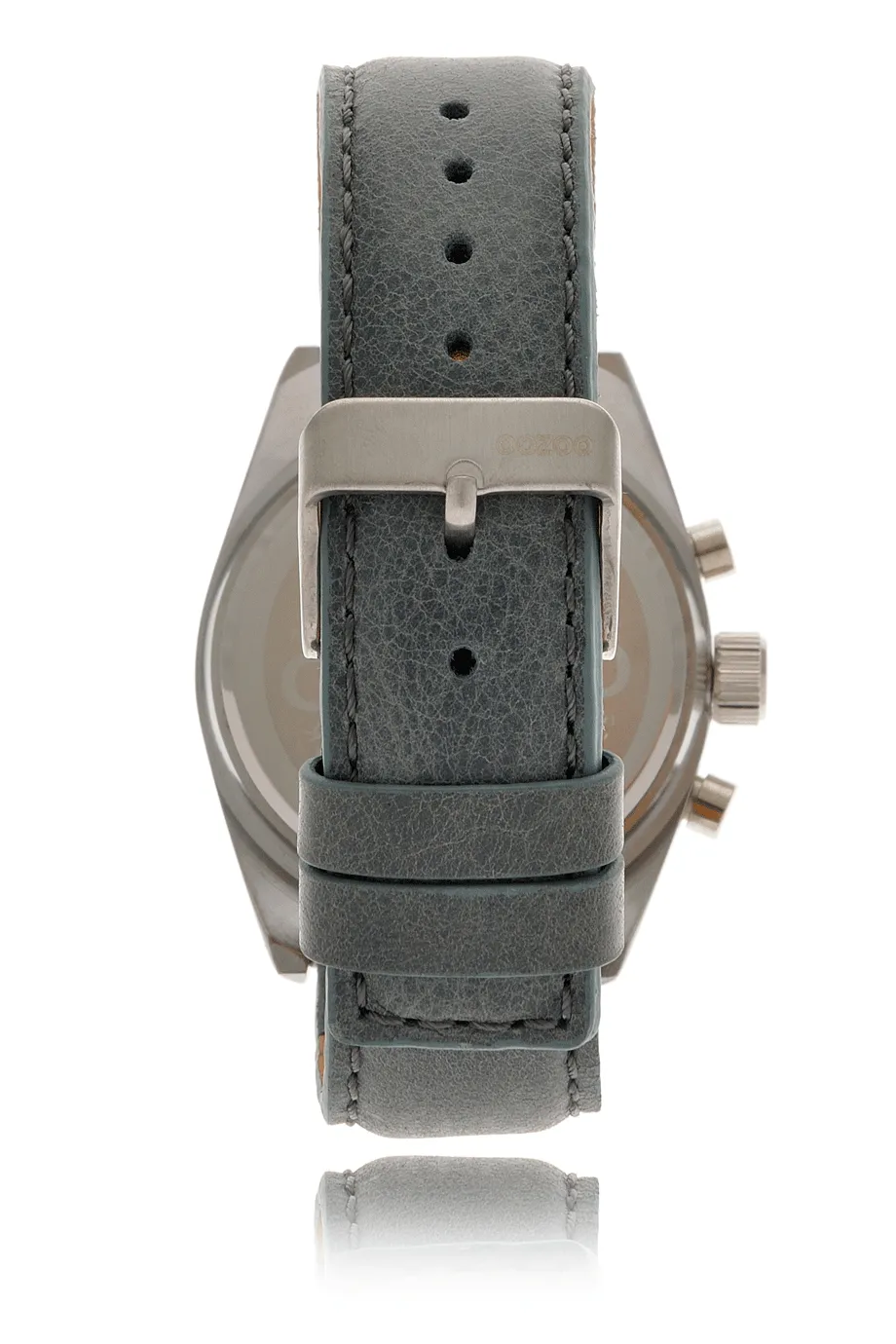C3787 Grey Blue Leather Watch