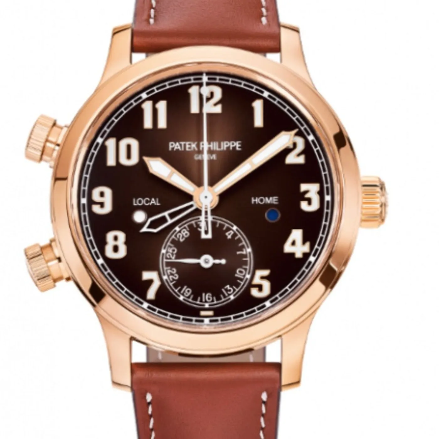 Calatrava Pilot Travel Time Rose Gold 37.5mm (7234R-001)