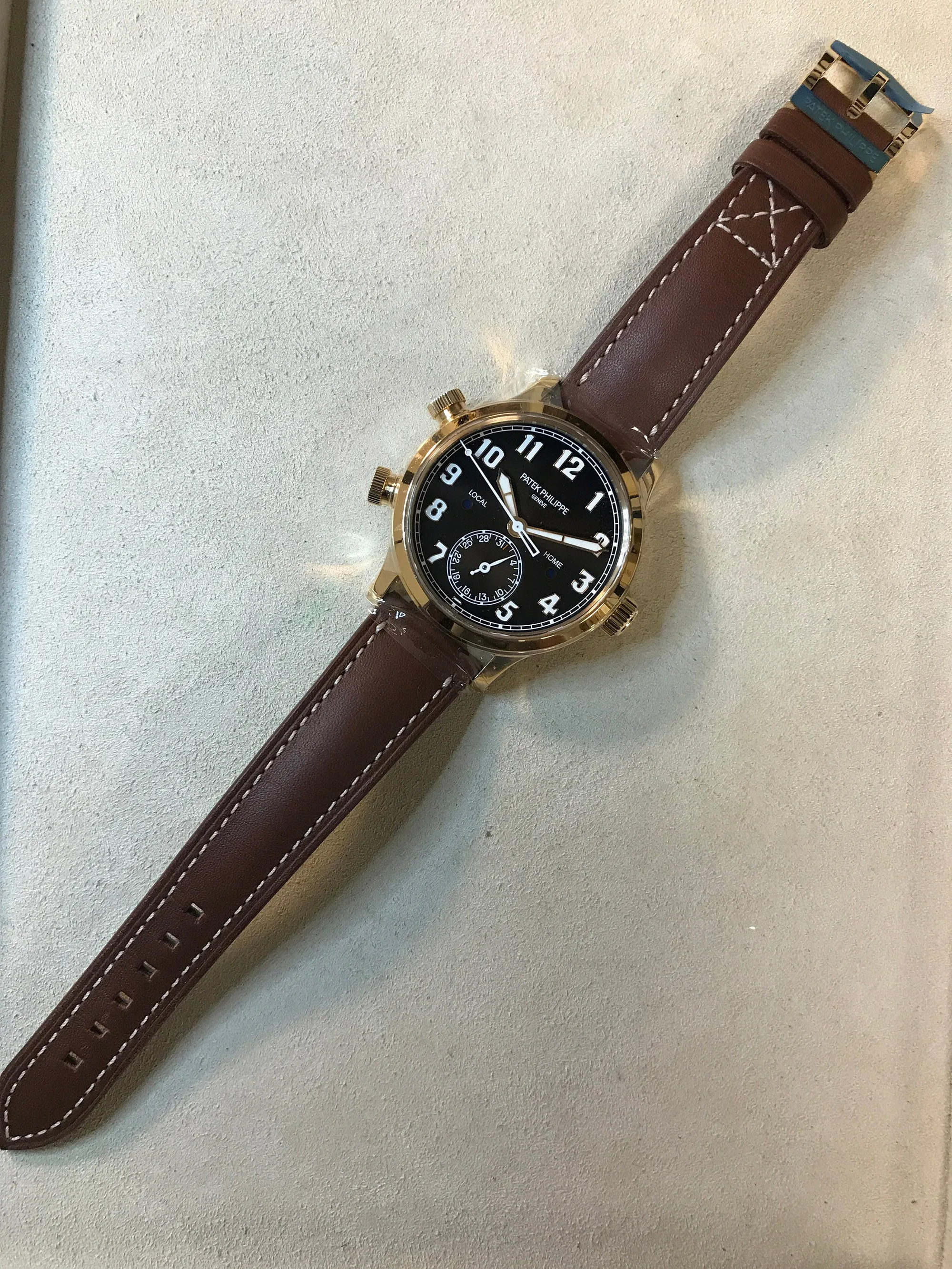 Calatrava Pilot Travel Time Rose Gold 37.5mm (7234R-001)
