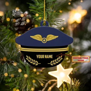 Captain Pilot - Custom Shaped Ornament - ATM2K