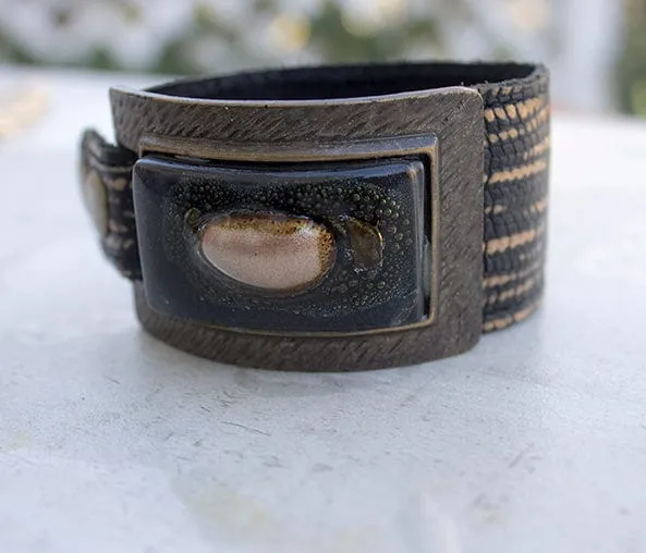 Caren Leather Cuff