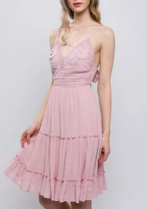 CARSON dress (Pink Stone)