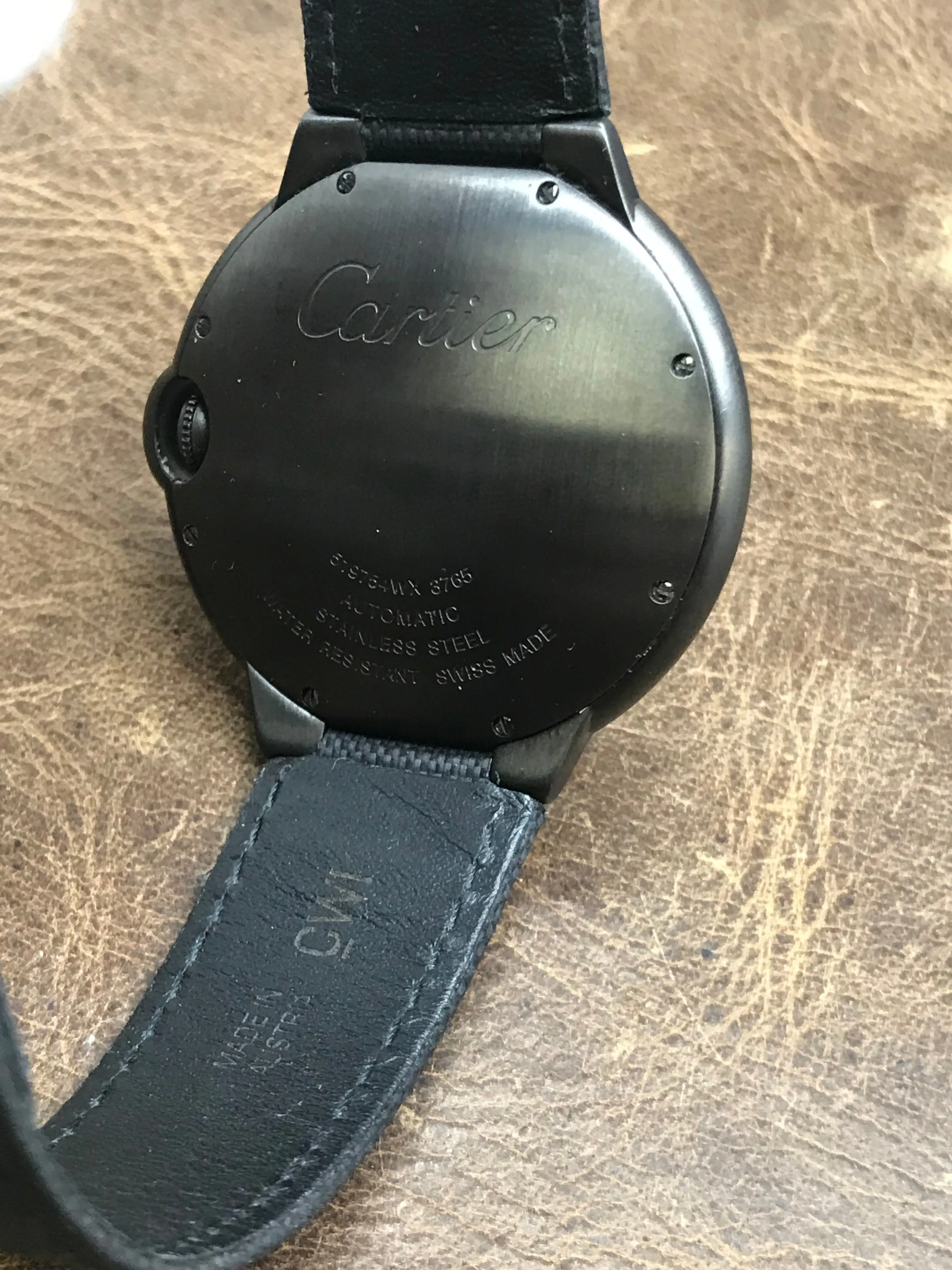 Cartier Ballon Bleu de Cartier WSBB0015 Black Dial Automatic  Men's Watch