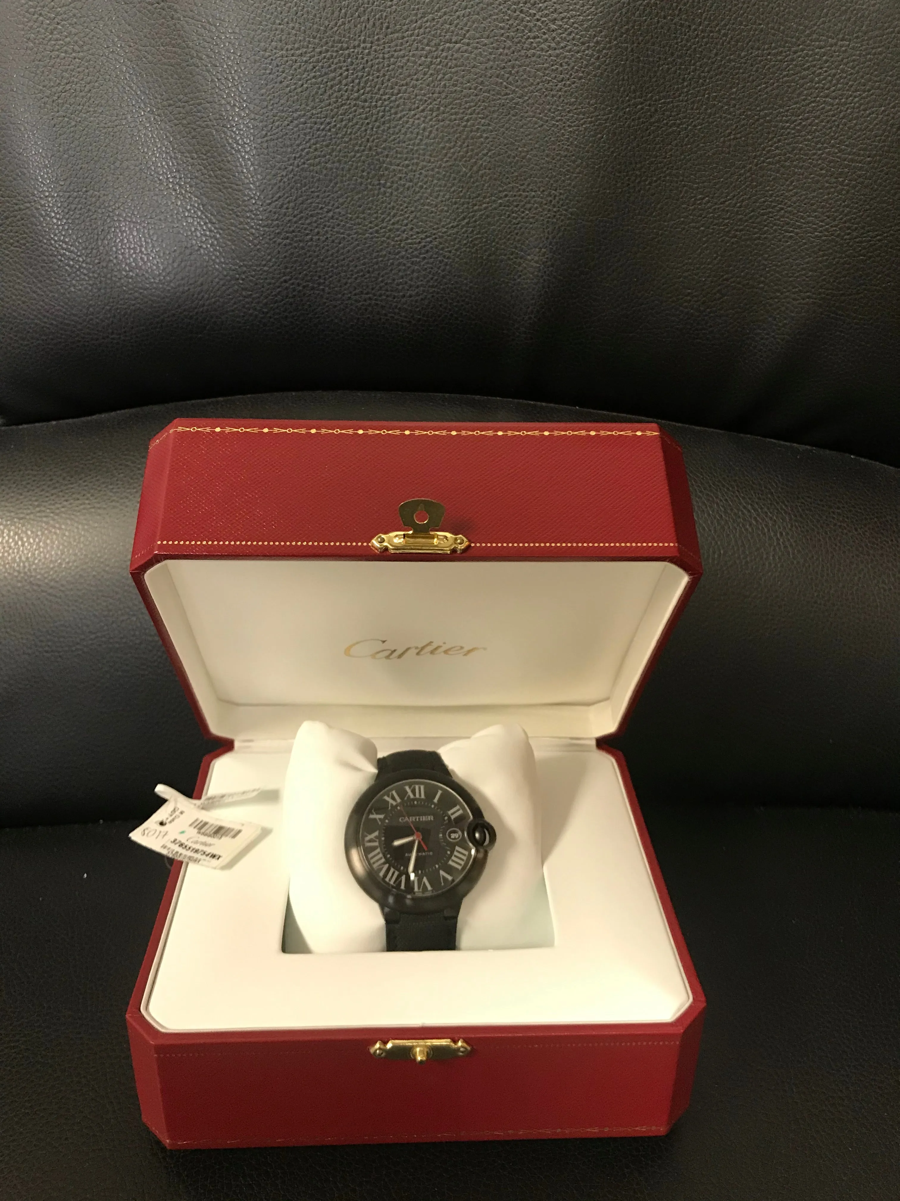 Cartier Ballon Bleu de Cartier WSBB0015 Black Dial Automatic  Men's Watch