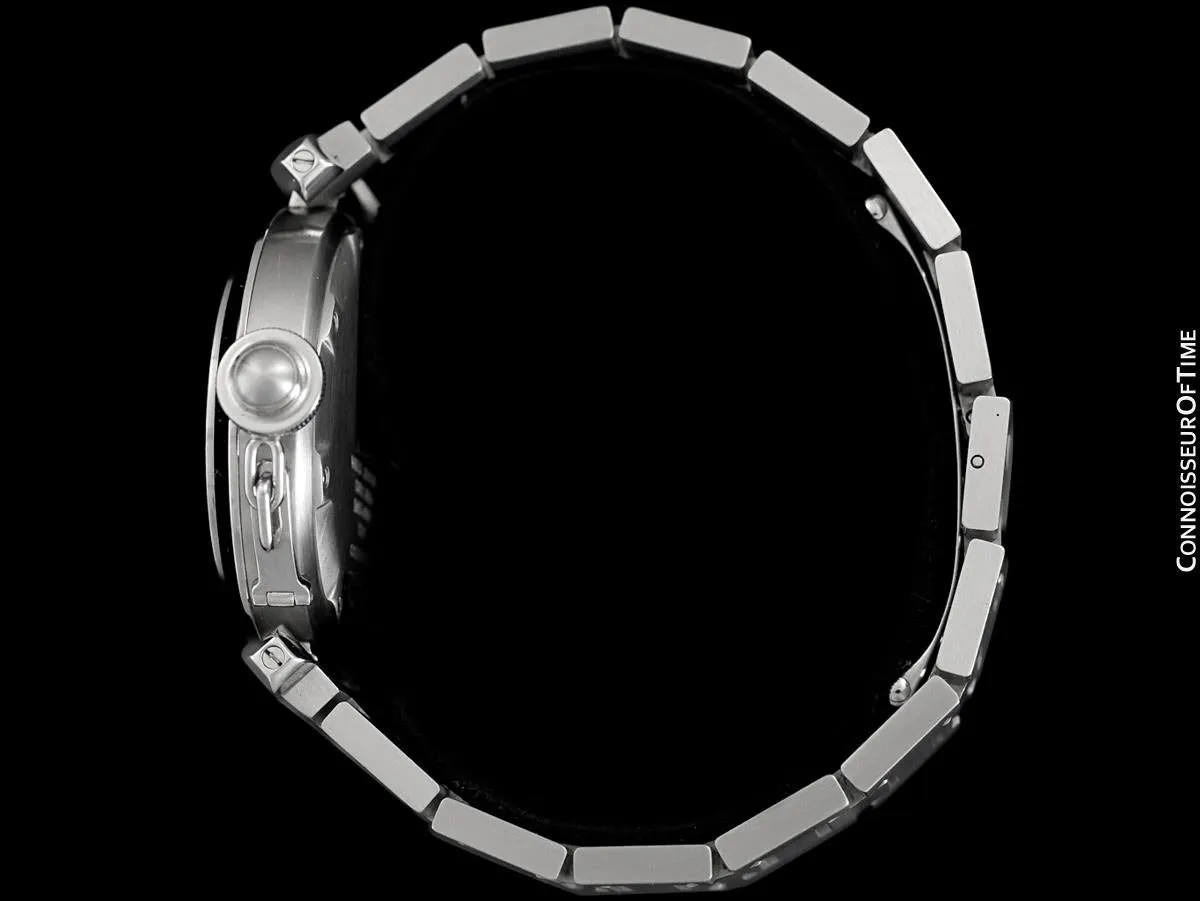 Cartier Pasha C 35MM Mens Midsize Unisex Watch, Automatic, Date - Stainless Steel - W31015M7