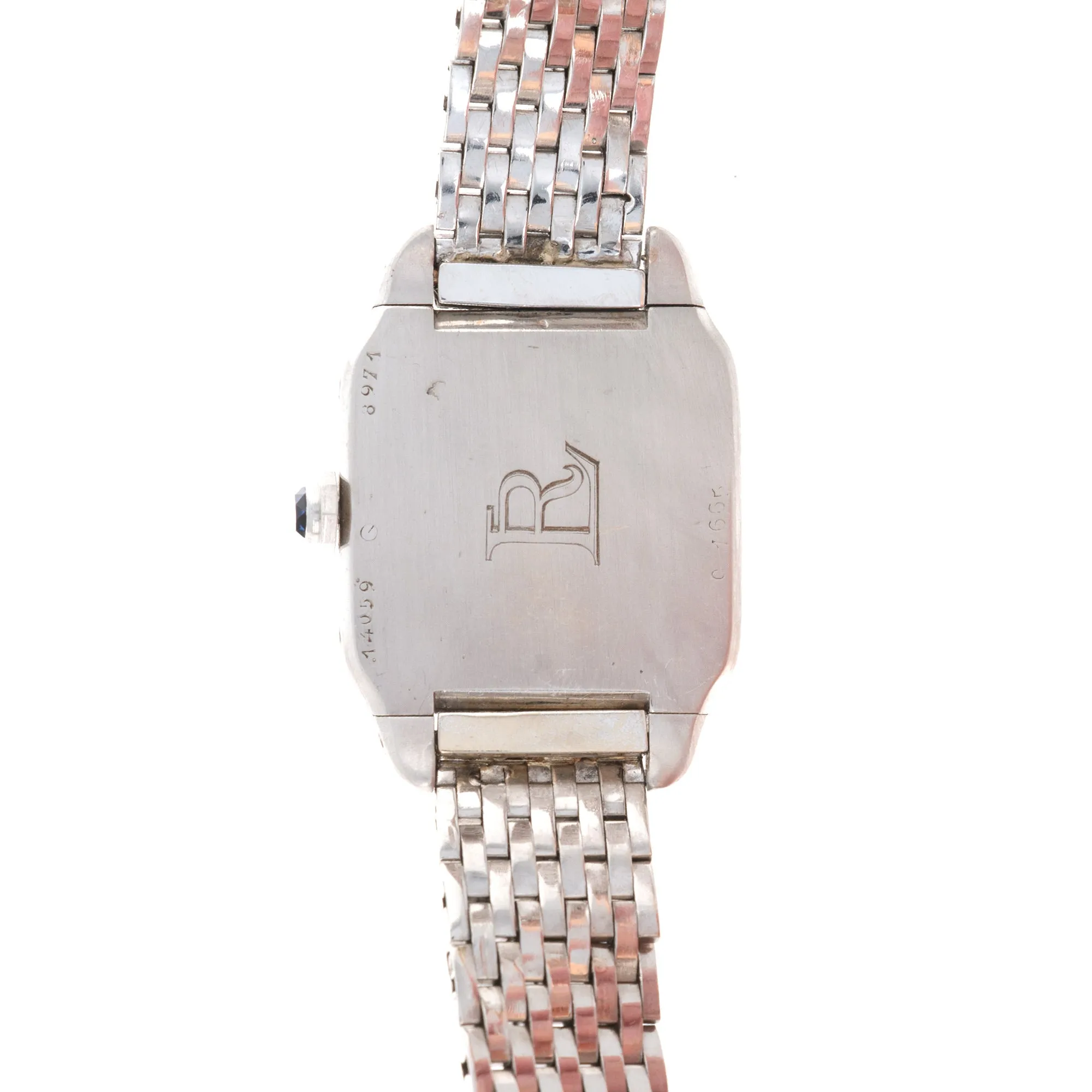 Cartier Platinum Santos Watch, Circa 1920s