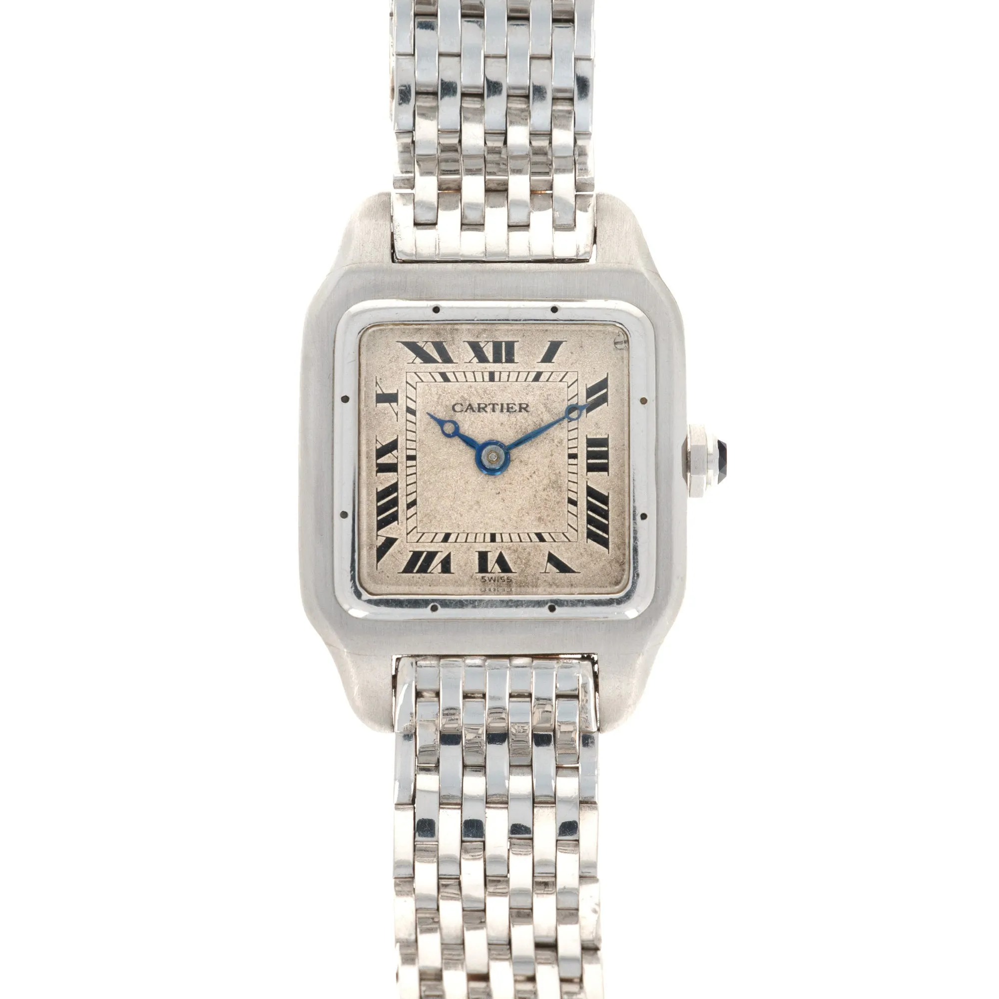 Cartier Platinum Santos Watch, Circa 1920s
