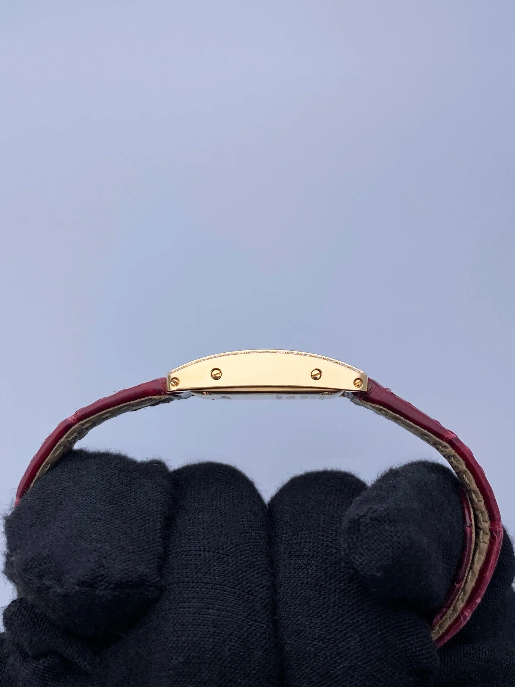 Cartier Tank Americaine Mini WB710014 18K Rose Gold Ladies Watch