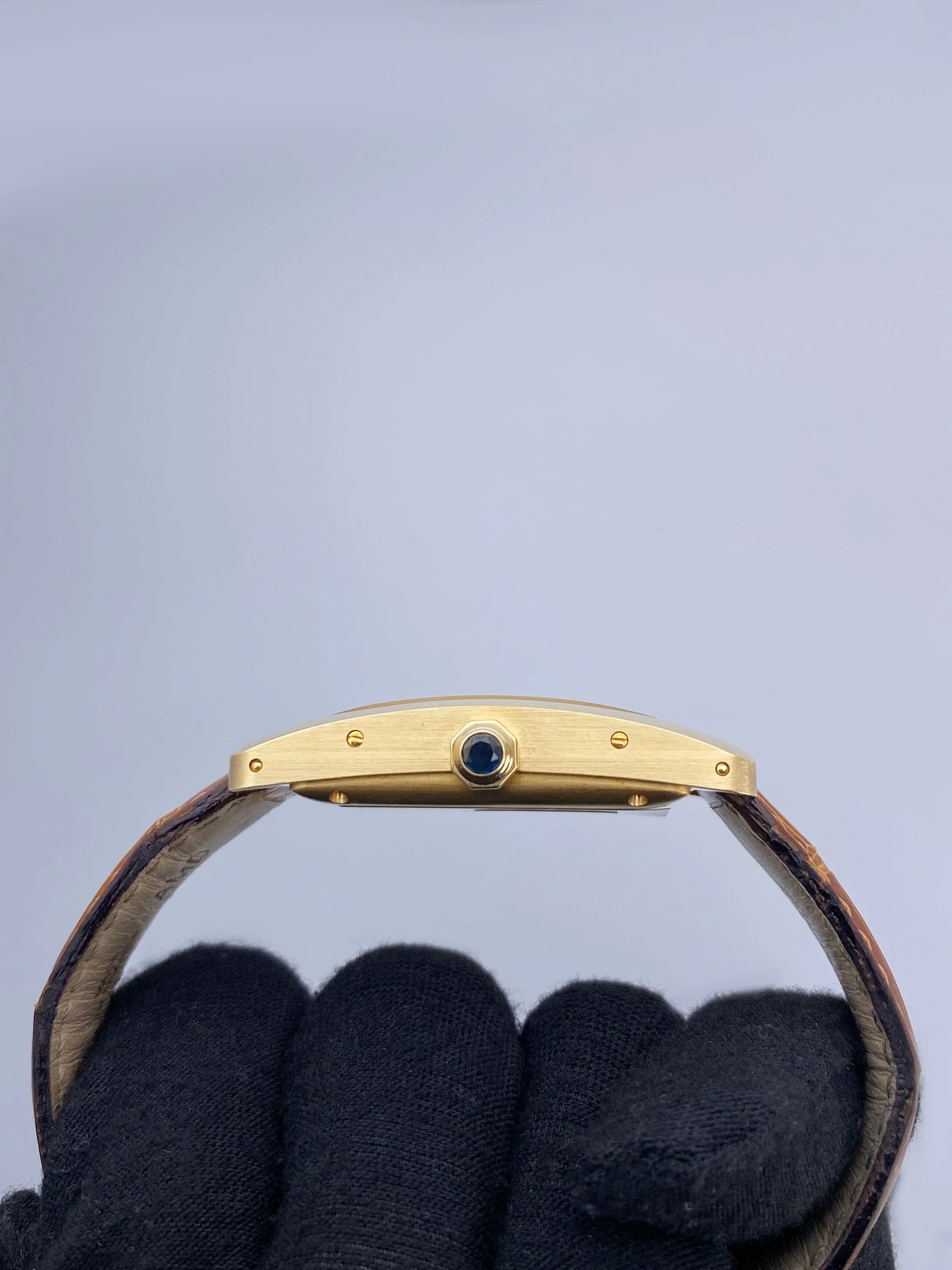 Cartier Tank Americaine W2603556 18K Yellow Gold Ladies Watch