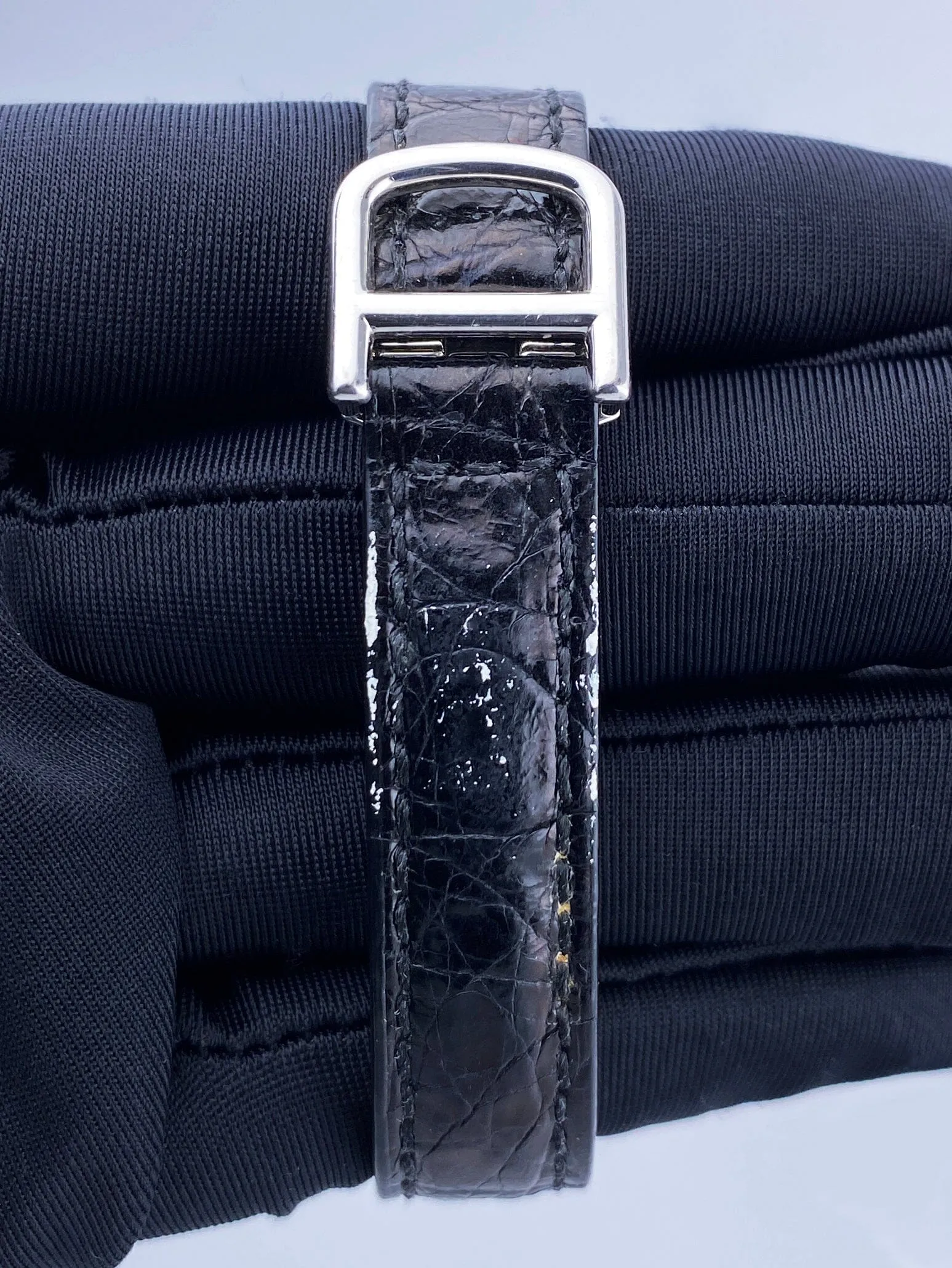 Cartier Tank Americaine WB701851 18K White Gold Diamond Ladies Watch