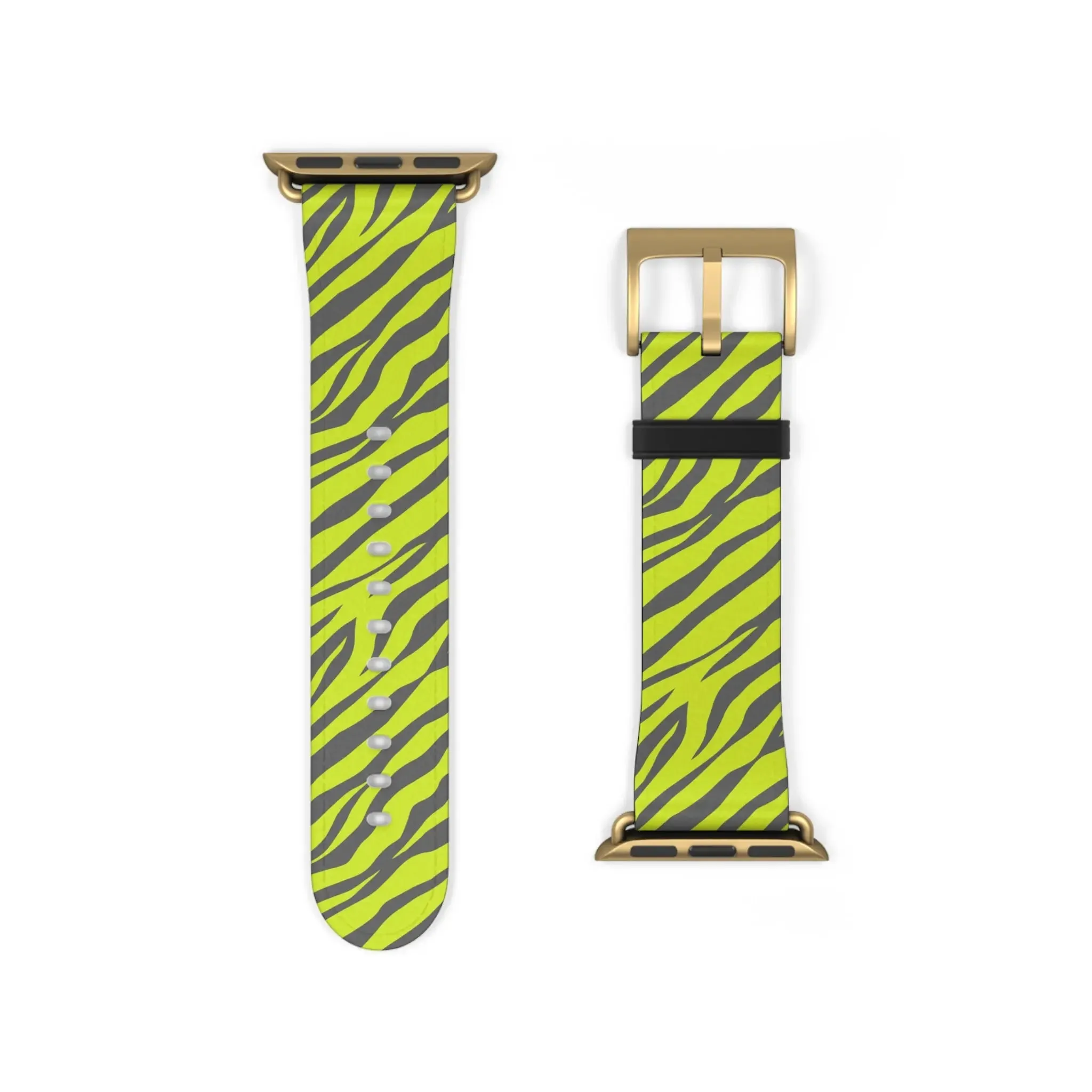 Chartreuse Tiger Watch Band