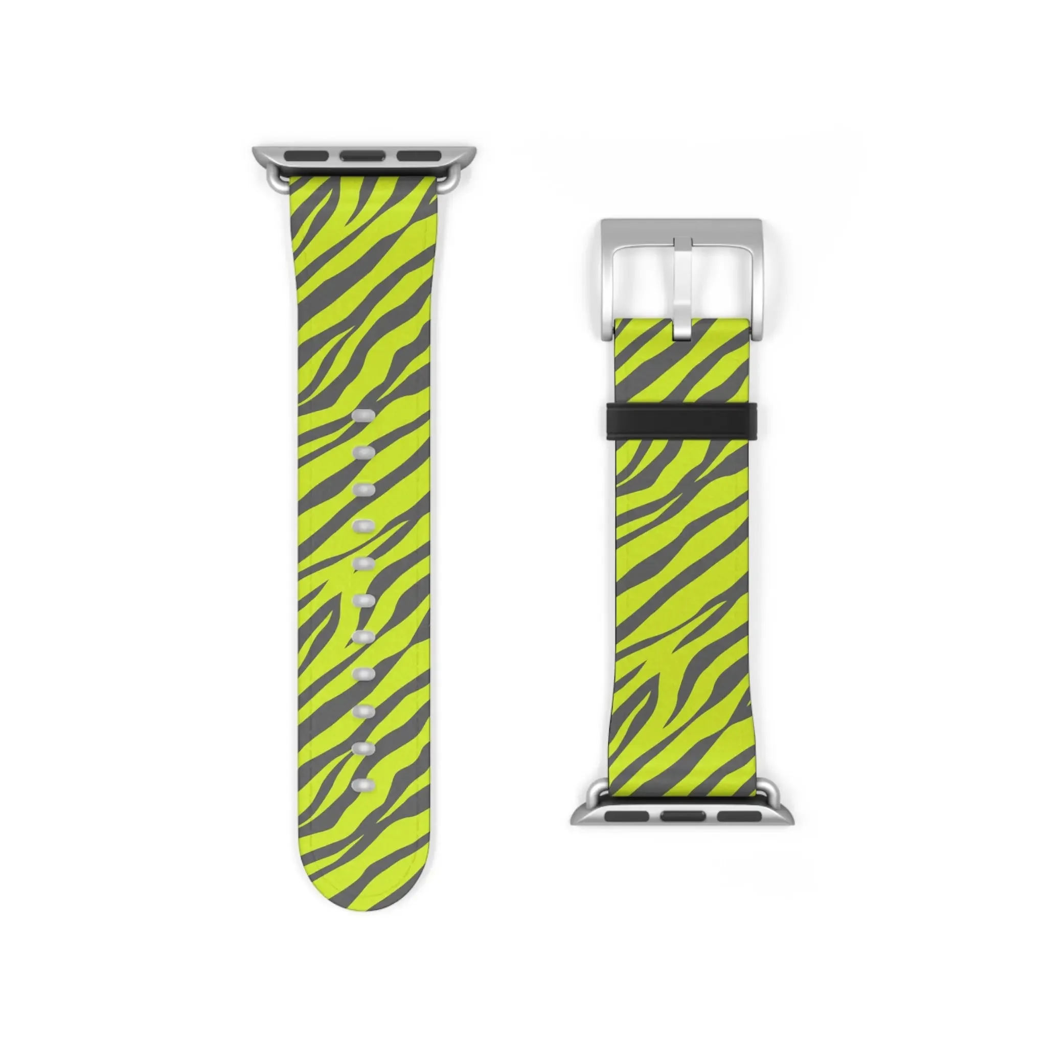 Chartreuse Tiger Watch Band