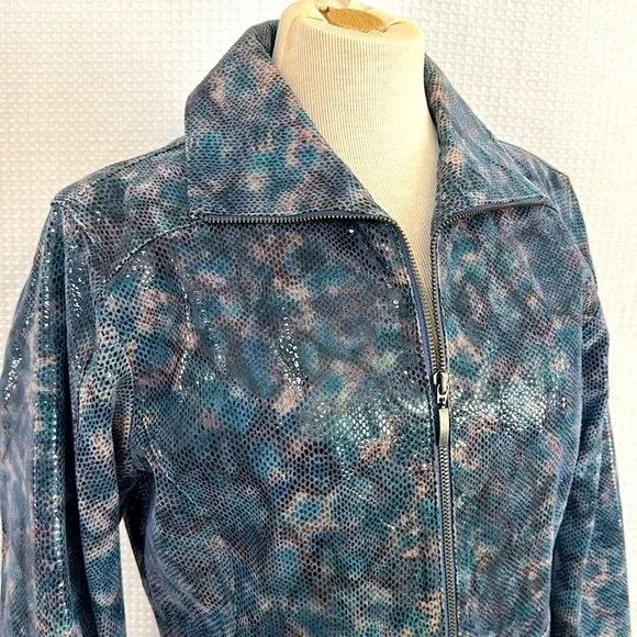Chico’s 100% Leather Jacket Size 1 (Medium)
