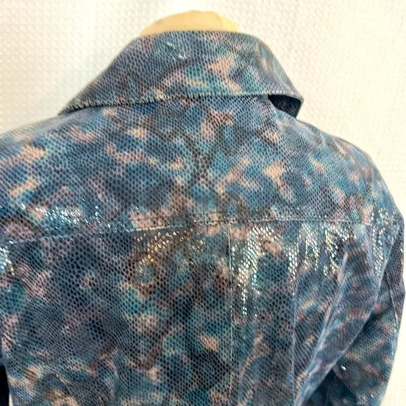 Chico’s 100% Leather Jacket Size 1 (Medium)