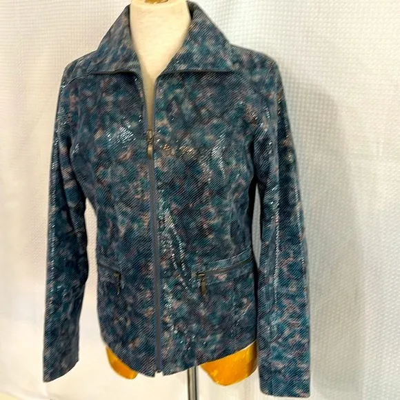 Chico’s 100% Leather Jacket Size 1 (Medium)