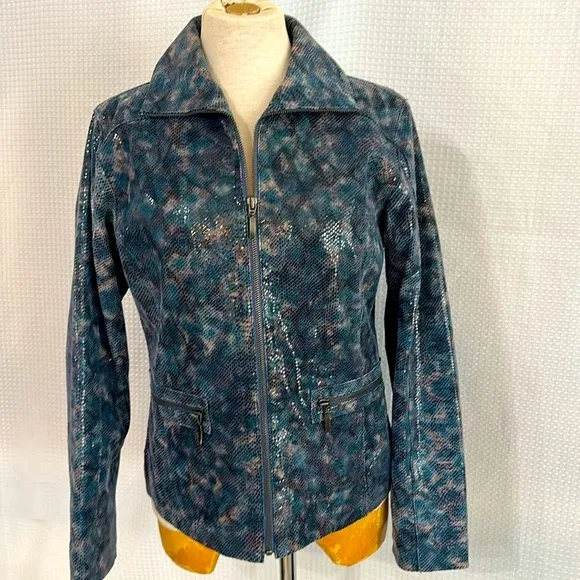 Chico’s 100% Leather Jacket Size 1 (Medium)