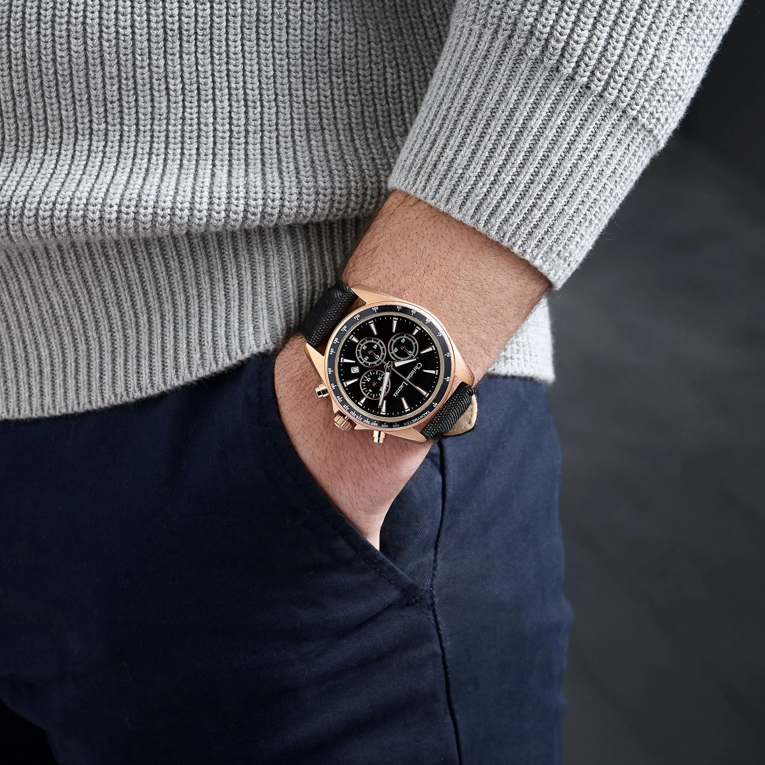 CHRISTIAN LACROIX LMK467E - Chronograph Caprio Rosegold