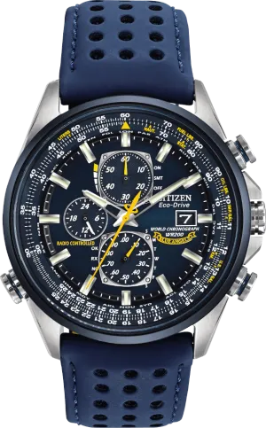 Citizen Eco Drive World Chronograph A-T Blue Angels Men's Watch AT8020-03L