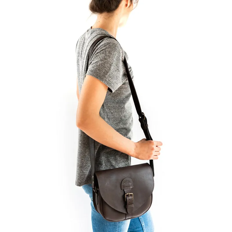 Classic Leather Saddle Bag Handmade
