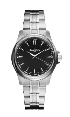 Classic Quartz Swiss-Made Black Executive Watch 16858755