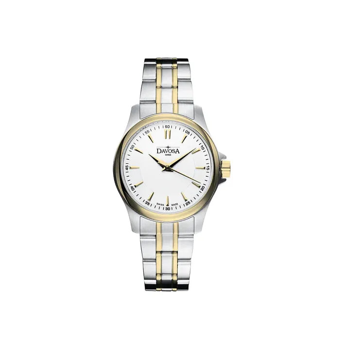 Classic Quartz Swiss-Made White Gold Executive Watch 16858815