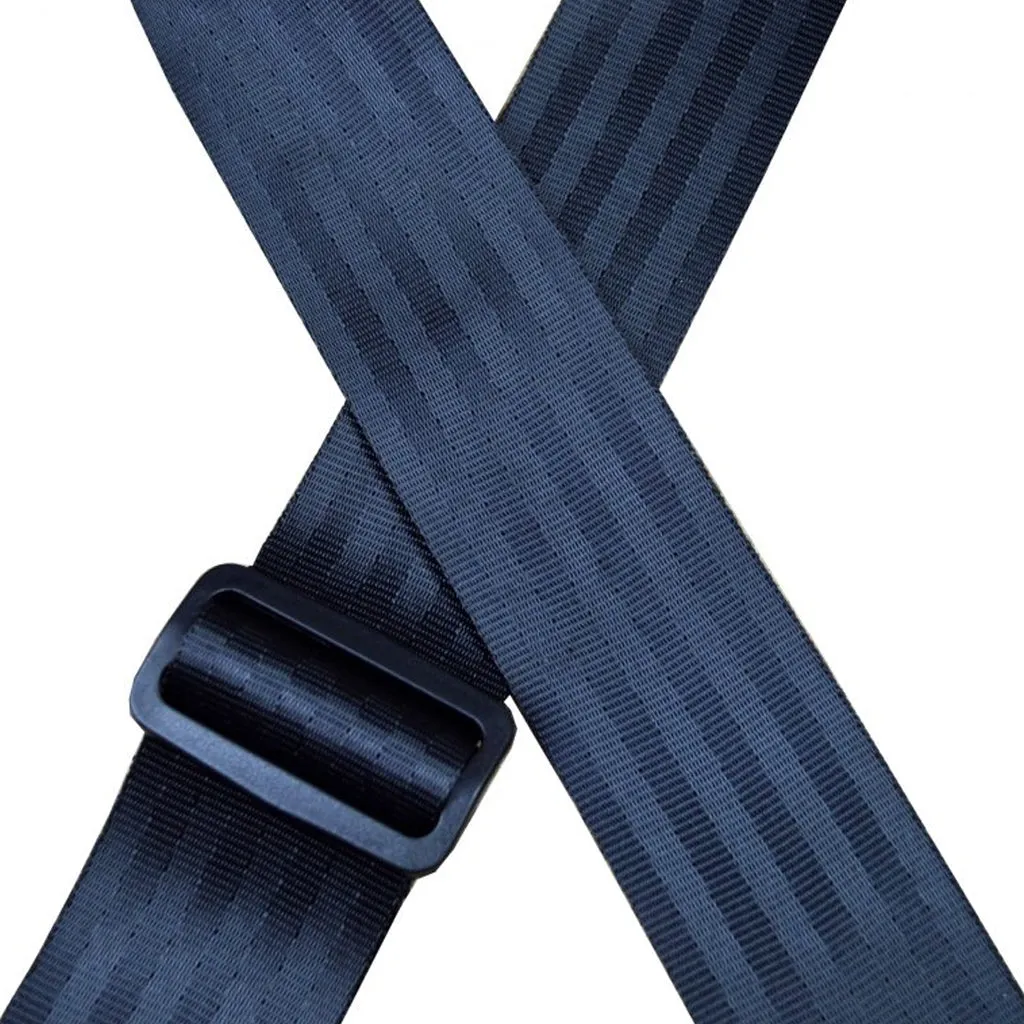 Colonial Leather - Seat Belt/Herringbone Webbing Strap - Black