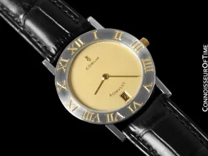 Corum Romvlvs Romulus Mens Dress Watch - Stainless Steel and 18K Gold