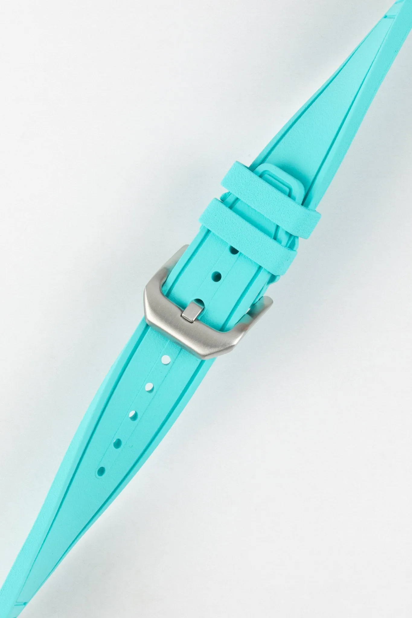 CRAFTER BLUE UX07 Turquoise FKM Rubber Watch Strap