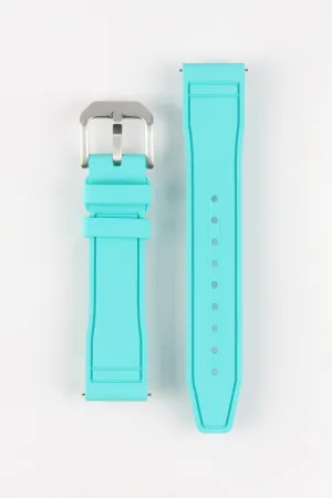 CRAFTER BLUE UX07 Turquoise FKM Rubber Watch Strap